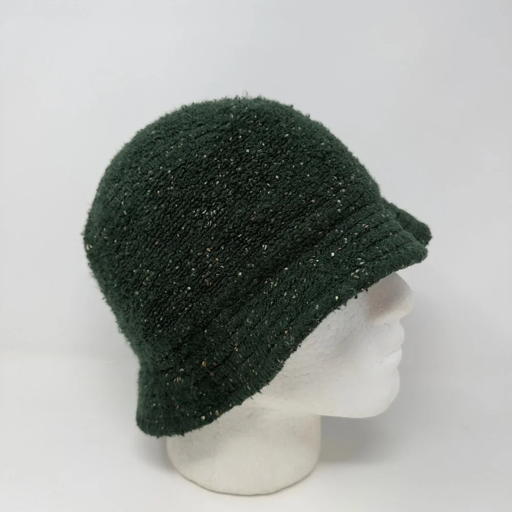 Vintage REI Tweed Bucket Hat Womens Size Small Medium Green Speckled Made in USA